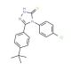 5-(4-tert-Butylphenyl)-4-(4-chlorophenyl)-1,2,4-triazole-3-thiol (CAS 124998-68-1) - chemical structure image
