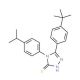 5-(4-tert-Butylphenyl)-4-(4-isopropylphenyl)-1,2,4-triazole-3-thiol (CAS 261761-26-6) - chemical structure image