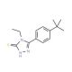 5-(4-Tert-butylphenyl)-4-ethyl-4H-1,2,4-triazole-3-thiol (CAS 174573-98-9) - chemical structure image