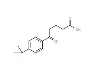 5-(4-tert-Butylphenyl)-5-oxovaleric acid (CAS 97692-66-5) - chemical structure image