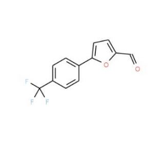 5-(4-Trifluoromethyl-phenyl)-furan-2-carbaldehyde - chemical structure image