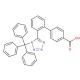 5-[4′-Carboxy-(1,1′-biphenyl)-2-yl]-1-triphenylmethyltetrazole (CAS 1215599-01-1) - chemical structure image