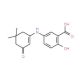 5-(5,5-Dimethyl-3-oxo-cyclohex-1-enylamino)-2-hydroxy-benzoic acid - chemical structure image