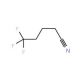 5,5,5-Trifluorovaleronitrile (CAS 89866-61-5) - chemical structure image