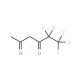 5,5,6,6,6-Pentafluorohexane-2,4-dione (CAS 356-40-1) - chemical structure image