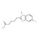 5-(5-Chloro-1-methyl-1H-benzoimidazol-2-yl)-pentanoic acid - chemical structure image