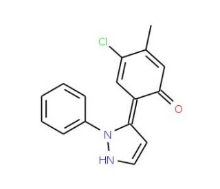 5-(5-Chloro-2-hydroxy-4-methylphenyl)-1-phenylpyrazole (CAS 213690-56-3) - chemical structure image