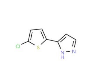 5-(5-Chloro-2-thienyl)-1H-pyrazole - chemical structure image