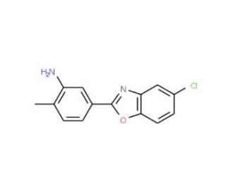 5-(5-Chlorobenzooxazol-2-yl)-2-methylphenylamine (CAS 292058-49-2) - chemical structure image