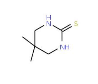 5,5-Dimethyl-1,4,5,6-tetrahydro-pyrimidine-2-thiol - chemical structure image