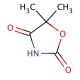 5,5-Dimethyl-2,4-oxazolidinedione (CAS 695-53-4) - chemical structure image
