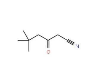 5,5-dimethyl-3-oxohexanenitrile - chemical structure image