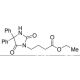 5,5-Diphenylhydantoin-3-butyric Acid Ethyl Ester (CAS 56976-65-9) - chemical structure image