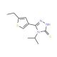 5-(5-Ethylthien-3-yl)-4-isopropyl-4H-1,2,4-triazole-3-thiol - chemical structure image