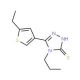 5-(5-Ethylthien-3-yl)-4-propyl-4H-1,2,4-triazole-3-thiol - chemical structure image