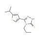 5-(5-Isopropylthien-3-yl)-4-propyl-4H-1,2,4-triazole-3-thiol - chemical structure image