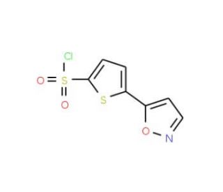5-(5-Isoxazyl)thiophene-2-sulfonyl chloride (CAS 551930-53-1) - chemical structure image