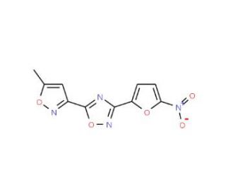 5-(5-Methyl-isoxazol-3-yl)-3-(5-nitro-furan-2-yl)-[1,2,4]oxadiazole - chemical structure image