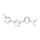 5-(5-Methyl-isoxazol-3-yl)-3-(5-nitro-furan-2-yl)-[1,2,4]oxadiazole - chemical structure image
