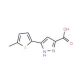 5-(5-Methyl-thiophen-2-yl)-2H-pyrazole-3-carboxylic acid - chemical structure image