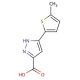 5-(5-methylthien-2-yl)-1H-pyrazole-3-carboxylic acid - chemical structure image