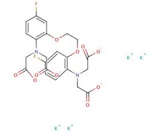 5,5i difluoro Bapta(K+ Salt) (CAS 156027-00-8) - chemical structure image