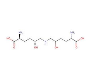 5,5′-Dihydroxylysinonorleucine (CAS 32619-23-1) - chemical structure image