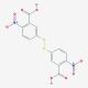 5,5′-Dithio-bis-(2-nitrobenzoic Acid) (CAS 69-78-3) - chemical structure image
