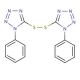 5,5′-Dithiobis(1-phenyl-1H-tetrazole) (CAS 5117-07-7) - chemical structure image