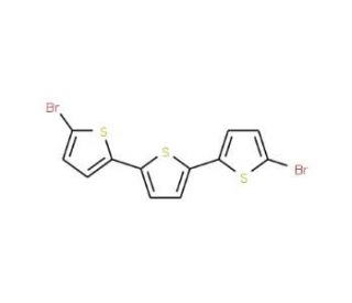 5,5&prime;&prime;-Dibromo-2,2&prime;:5&prime;,2&prime;&prime;-terthiophene (CAS 98057-08-0) - chemical structure image