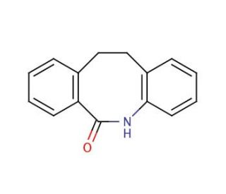 5,6,11,12-Tetrahydrodibenz[b,f]azocin-6-one (CAS 6047-29-6) - chemical structure image
