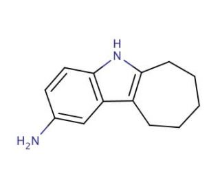 5,6,7,8,9,10-hexahydrocyclohepta[b]indol-2-amine (CAS 126087-49-8) - chemical structure image