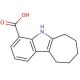 5,6,7,8,9,10-hexahydrocyclohepta[b]indole-4-carboxylic acid - chemical structure image
