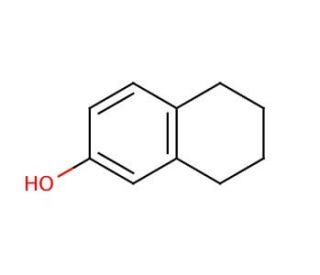 5,6,7,8-Tetrahydro-2-naphthol (CAS 1125-78-6) - chemical structure image