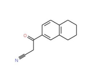 (5,6,7,8-Tetrahydro-2-naphthoyl)acetonitrile (CAS 2623-25-8) - chemical structure image