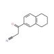 (5,6,7,8-Tetrahydro-2-naphthoyl)acetonitrile (CAS 2623-25-8) - chemical structure image