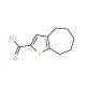 5,6,7,8-tetrahydro-4H-cyclohepta[b]thiophene-2-carbonyl chloride - chemical structure image