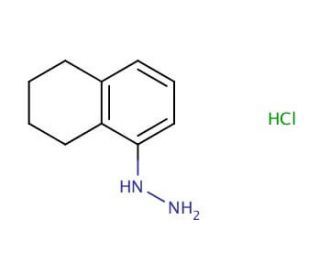 5,6,7,8-tetrahydronaphthalen-1-ylhydrazine hydrochloride (CAS 54903-88-7) - chemical structure image