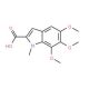 5,6,7-Trimethoxy-1-methyl-1H-indole-2-carboxylic acid - chemical structure image