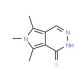 5,6,7-trimethyl-6H-pyrrolo[3,4-d]pyridazine-1-thiol - chemical structure image