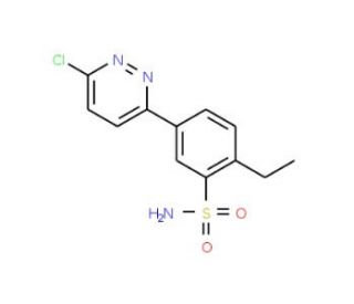 5-(6-chloropyridazin-3-yl)-2-ethylbenzenesulfonamide - chemical structure image