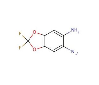 5,6-Diamino-2,2-difluorobenzodioxole, Dihydrochloride (CAS 97966-69-3) - chemical structure image