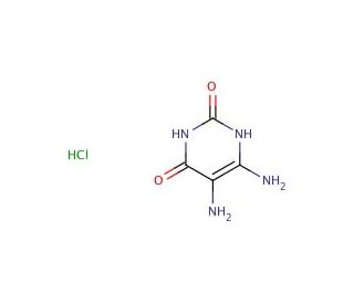 5,6-Diamino-2,4-dihydroxypyrimidine, Hydrochloride Salt (CAS 3240-72-0) - chemical structure image