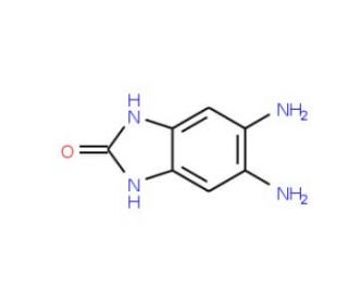 5,6-Diamino-2-hydroxybenzimidazole (CAS 55621-49-3) - chemical structure image