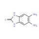 5,6-Diamino-2-hydroxybenzimidazole (CAS 55621-49-3) - chemical structure image