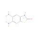 5,6-Diaminobenzothiazolinone (CAS 120791-35-7) - chemical structure image