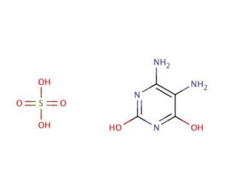 5,6-Diaminouracil sulfate (CAS 32014-70-3) - chemical structure image