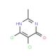 5,6-Dichloro-2-methyl-4-pyrimidinol - chemical structure image