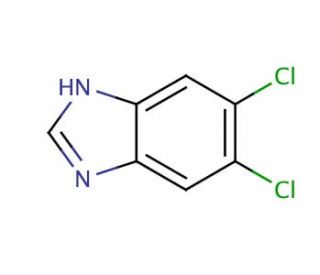 5,6-Dichlorobenzimidazole (CAS 6478-73-5) - chemical structure image