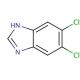 5,6-Dichlorobenzimidazole (CAS 6478-73-5) - chemical structure image